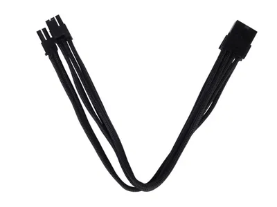 Produktbild von Verlängerungskabel SST-PP07-PCIB (schwarz, 25cm)