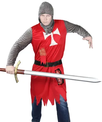 Produktbild von Zombie Ritter Kostüm für Herren Gr. S-XXL, Größe:M