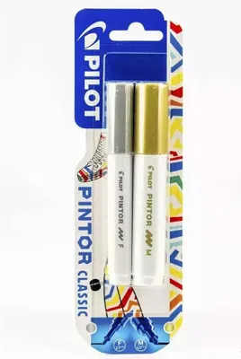 Immagine prodotto di Marcatore Pintor argento F, oro M 2 pz. PILOTA
