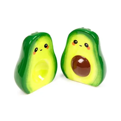Produktbild von Salz & Pfefferstreuer Pedro the Avocado Puckator Keramik Streuer