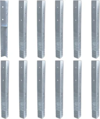 Produktbild von WICKEY Bodenanker Erdanker Winkelanker-Set SolidLock 12 Stk. für Spielturm & Schaukel, Anker, Pfostenanker für Klettergerüst & Gartenzaun