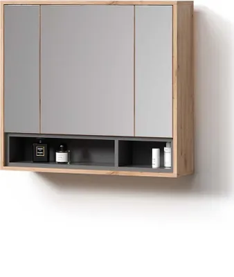 Produktbild von Badspiegelschrank Livinity Temo Artisan Eiche/Anthrazit 80 x 72 cm, Model 52783