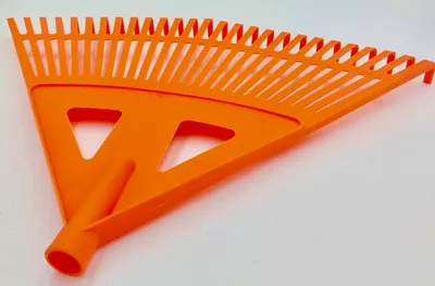 Immagine prodotto di Scopa per paesaggi Scopa a ventaglio 60 cm, denti 27 Scopa per foglie XXL Rastrello per foglie