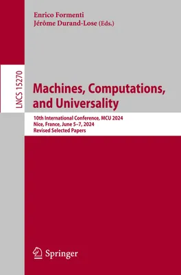 Produktbild von Machines, Computations, and Universality