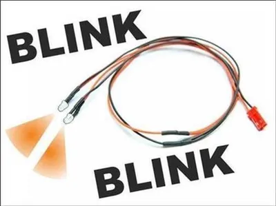 Produktbild von Pichler 2x LED Licht Kabel Blinkend Farbe Orange