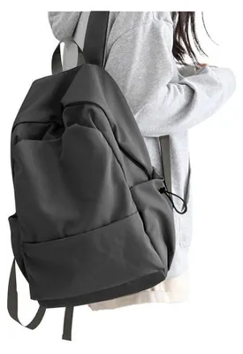 Produktbild von Schulrucksack Teenager Mädchen Grau 29L Laptopfach 15,6 Zoll Wasserabweisend