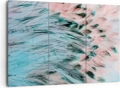 Produktbild von Bild auf Leinwand - Leinwandbild - Federn Federn Vogel - 165x110cm - Wand Bild - Wanddeko - Leinwanddruck - Bilder - Kunstdruck - Wanddekoration - Leinwand bilder - Wandkunst - CE165x110-3742