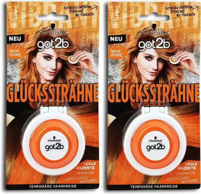 Produktbild von Schwarzkopf got2b Glückssträhne Apricot Orange 3,5g -  2-er Pack