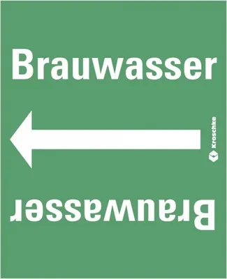 Produktbild von Dreifke® Rohrleitungsband Brauwasser, praxisbewährt, ab Ø 50mm, grün/weiß, 33...