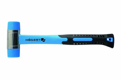 Produktbild von Kunststoff Hammer 35 mm mit Glasfaserstiel, Högert Technik, HT3B048