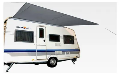 Produktbild von Markise für Wohnwagen und Wohnmobile, Sonnensegel, Vordach, Campingbus 2,4 x 3,5 m