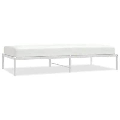 Zdjęcie produktu dla Metalowa Rama Łóżka, Biała, 100X200 Cm Lumarko!