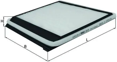 Produktbild von MAHLE Innenraumfilter LA 41 Pollenfilter für RENAULT Scénic I (JA0/1, FA0)