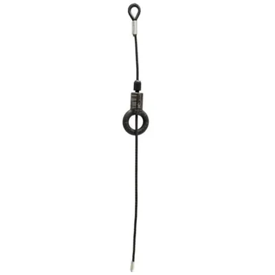 Produktbild von Showgear Black wire rope 6 mm - BGV-C1 Max. Last: 135 kg - mit Kabelgleiter und 6 m Kabel