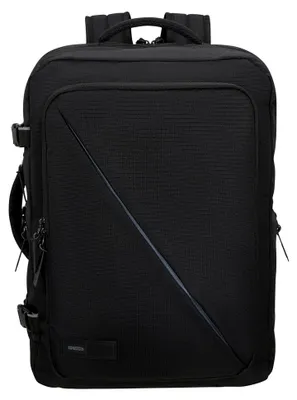 Produktbild von Take2Cabin - Erweiterbarer Reiserucksack 17,3 Zoll, 55 cm, 42,5/48,5 L, Schwarz