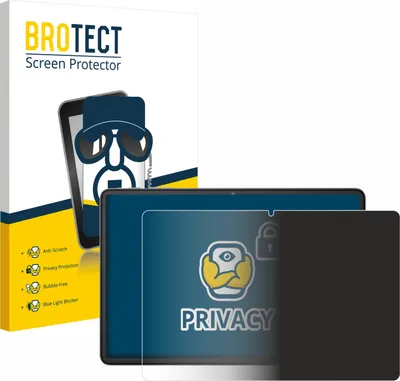 Produktbild von BROTECT Sichtschutzfolie für Blackview Tab 60 Pro 10.1" Anti-Spy Privacy Sichtschutz Blickschutz Folie Blaulicht-Schutz