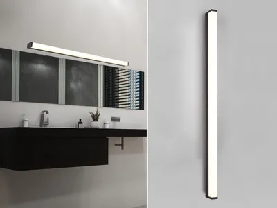Produktbild von Trio LED Wandlampe Bad FABIO Schwarz 120cm