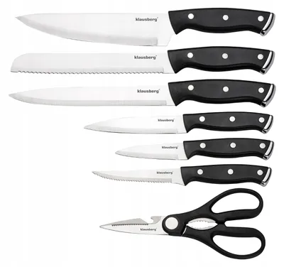 Image de Klausberg Ensemble de couteaux de cuisine et à steak dans le bloc 63930