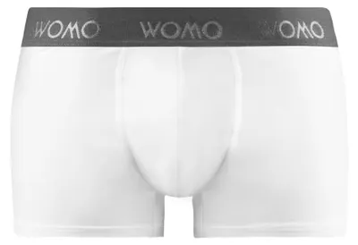 Zdjęcie produktu dla Womo Bielizna Casual Bokserki Białe S, funkcyjna bielizna
