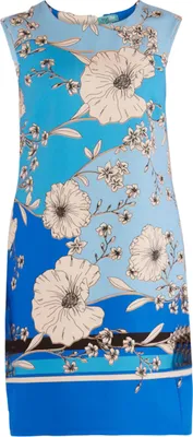 Produktbild von Damen Etuikleid mit Blumenmuster