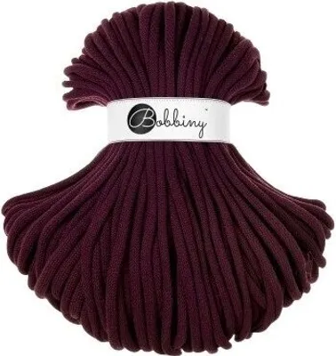 Obrázok produktu pre Bobbiny Jumbo 9 mm 100 m Burgundy Špagát
