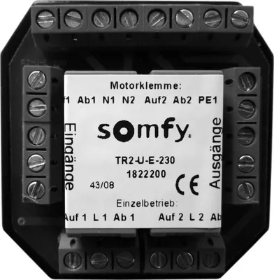 Zdjęcie produktu dla Przekaźnik odcinający Somfy TR2-U-E-230 1822200