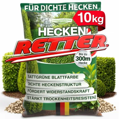 Produktbild von Heckenretter Heckendünger Dünger für grüne Hecken Turbo DÜNGEMEISTER - 10kg