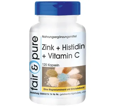 Produktbild von Zink + Histidin + Vitamin C