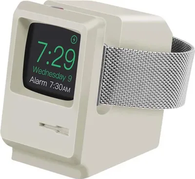 Immagine prodotto di Eko, stazione di ricarica per Apple Watch in stile vintage a forma di Macintosh, grigio