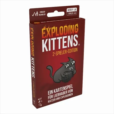 Produktbild von Exploding Kittens 2-Spieler-Edition (Einzelartikel)