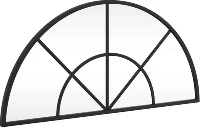Produktbild von Wandspiegel Boog 60x30 cm - Schwarzes Eisen