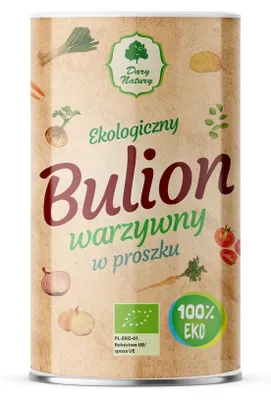 BULION WARZYWNY W PROSZKU BIO 200 g - DARY NATURY