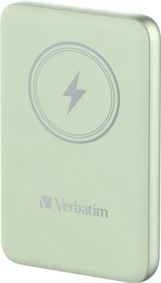 Produktbild von Verbatim Charge´n´Go Magnetic Wireless PowerBank 10000 Green