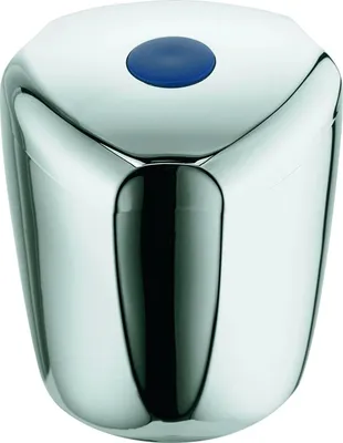 Produktbild von Kludi Griff 15 STANDARD Terralux Kunststoff Markierung blau chrom