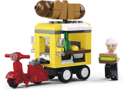 Obrázek produktu pro Sluban Town Business street M38-B0565 Hot-dog vůz