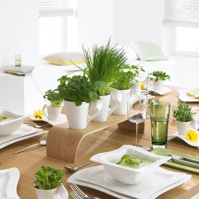 Obrázek produktu pro Villeroy & Boch NewWave sada 6 šálků na kávu/čaj 200 ml z bílého porcelánu