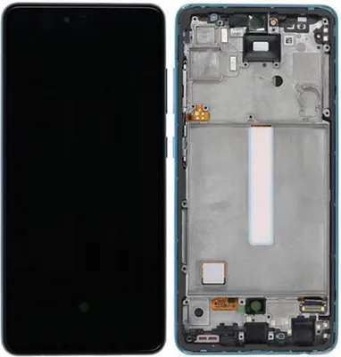 Produktbild von Original AMOLED Display TouchscreenBildschirm Rahmen Rahmen Blau für Samsung Galaxy A52 A525F / A52 5G A526B