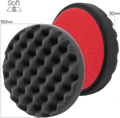 Produktbild von Menzerna Soft Cut Pad Standard - Auto Polierpad P150S - 150mm schwarz