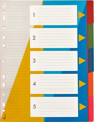 Image de Blocs de numéros A4 en PP 1-5 BP630-5