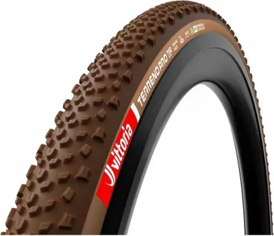 Zdjęcie produktu dla Vittoria Terreno T60 Tubeless 700c X 40/40-622 Opona szutrowa Brązowa 700C x 40 Brązowa 700C x 40