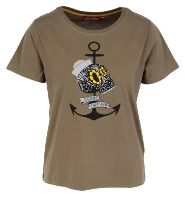 Produktbild von DERBE HAMBURG W-03-TS-MRS SKULL Damen T-Shirt