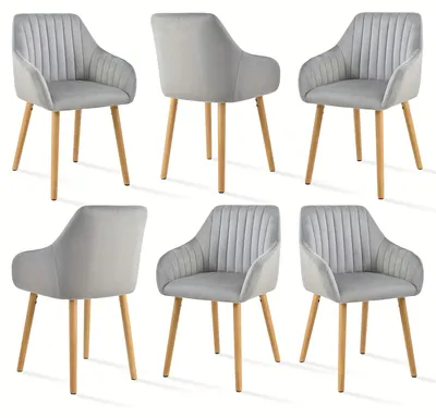 Obrázok produktu pre Sada 2/4/6 minimalistických jedálenských stoličiek