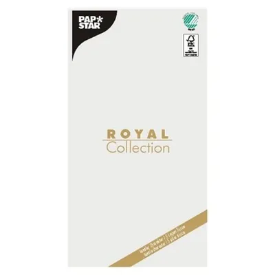 Produktbild von Papstar Tischdecke, Tissue "ROYAL Collection" 120 cm x 180 cm weiß, 10 x 1 Stück