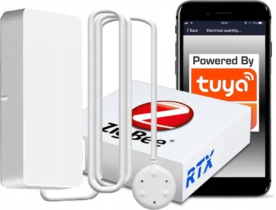Zdjęcie produktu dla Czujnik sensor wody zalania Sonda AA ZigBee TUYA