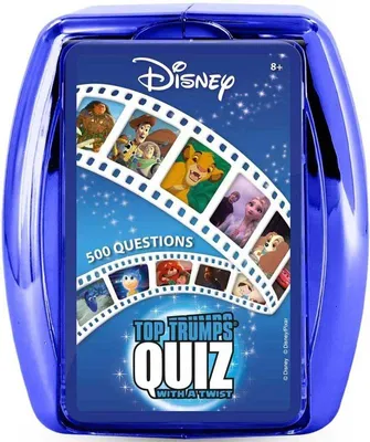 Zdjęcie produktu dla Winning Moves Disney Quiz – edukacyjna gra karciana Disneya