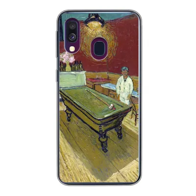 Produktbild von MuchoWow® Handyhülle Schutzhülle Hülle für Samsung Galaxy A40 Das Nachtcafé - Vincent van Gogh Silikon Softcase Handy Hülle - Handy-Tasche