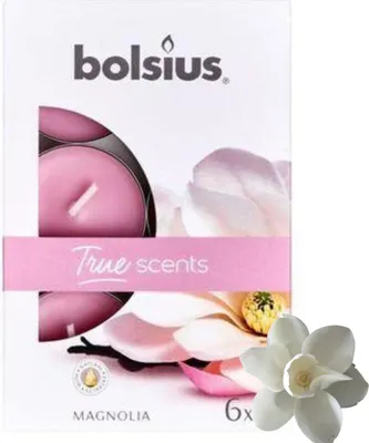 Obrázek produktu pro Čajové svíčky Bolsius 6ks - Magnolia