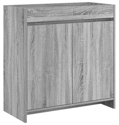 Obrázek produktu pro Koupelnová skříňka pod umyvadlo Šedý Sonoma 78,5 x 37,5 x 81 cm
