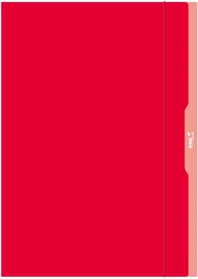 Produktbild von Zeichenmappe A3 Karton 350g/qm Gummizug rot Packung mit 3 Stück