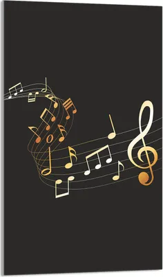 Produktbild von Herdabdeckplatte 30x52 Glaskeramikkochfeld Abdeckung Spritzschutz Glasplatte Deko Schneidebrett, Musik Schwarz